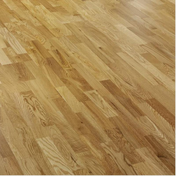 Riviera Oak Engineered 3 Strip Lacquered Wood Floor