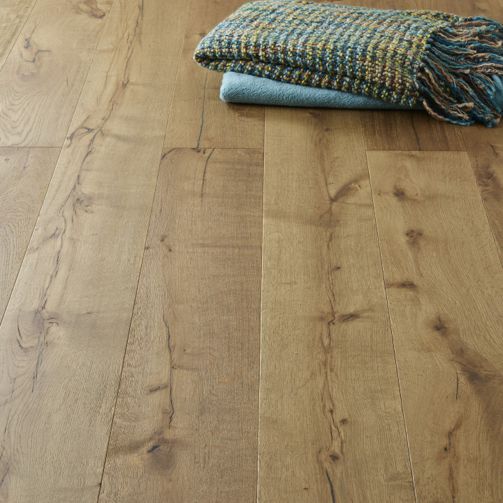 Brooks HAYWARD 220 European Oak Smoked Brushed with Sunken Filler  Rustic Plus GradeTT1025