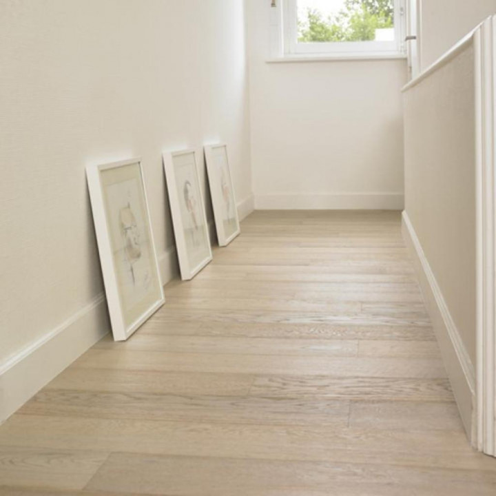 Burano Oak 189 Brushed and white matt lacquered Click- Fit