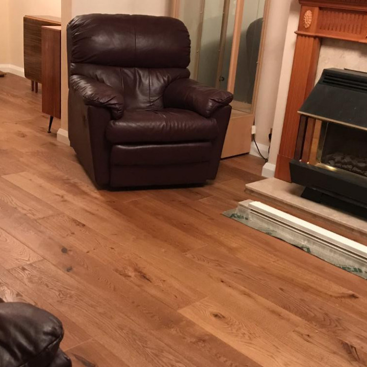 Burano Oak 192 Smoked Brushed and UV Oiled