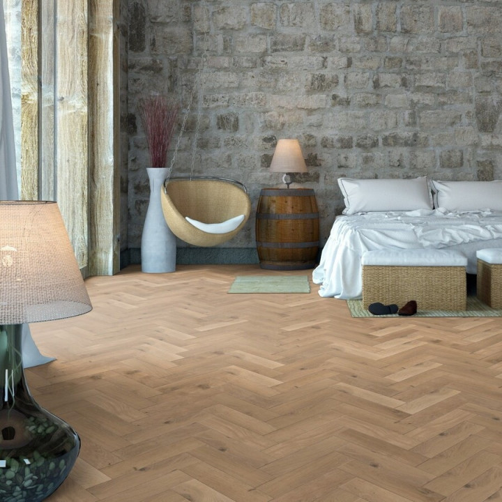 Campania Herringbone Brushed and UV Oiled