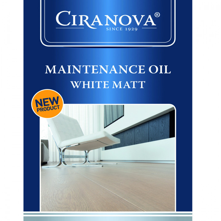 Ciranova Maintenance Oil - White Matt (1 litre)