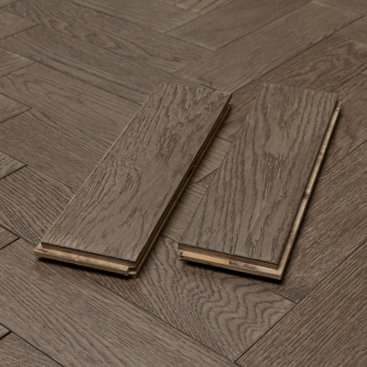Developer Oak Herringbone Gunmetal