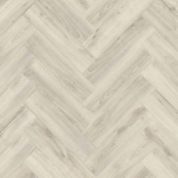 Elka Kentucky Oak Beige Rigid Click Vinyl Herringbone