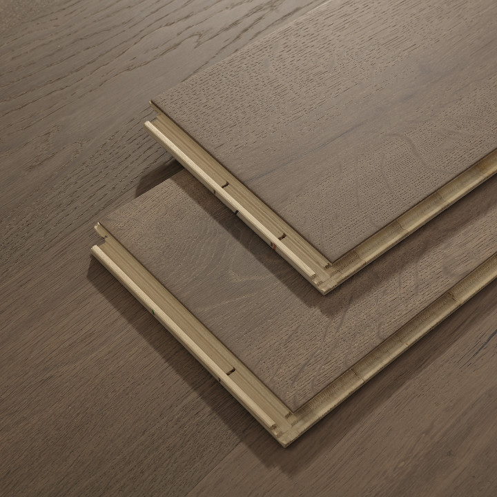 Metropolitan click 190 mushroom oak brushed and matt lacquered