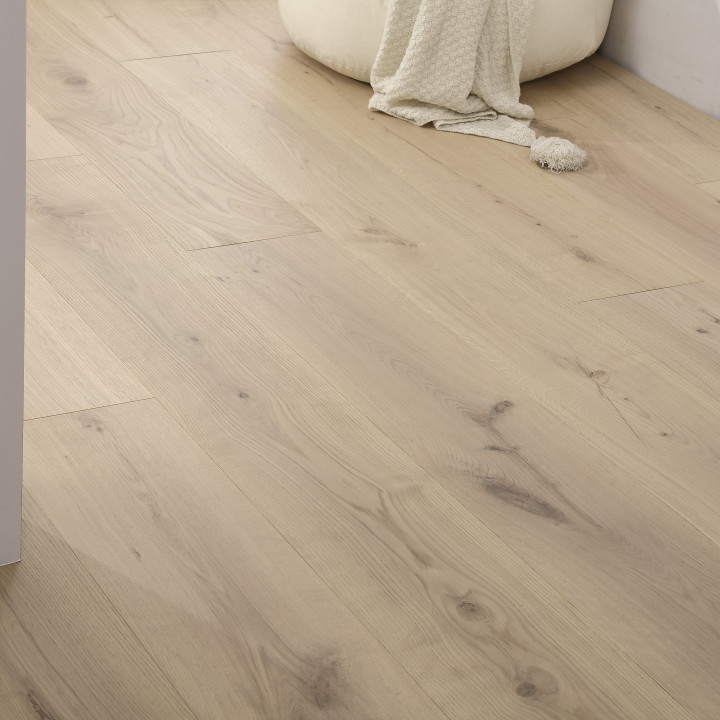 Metropolitan click 220 naked oak brushed and matt lacquered