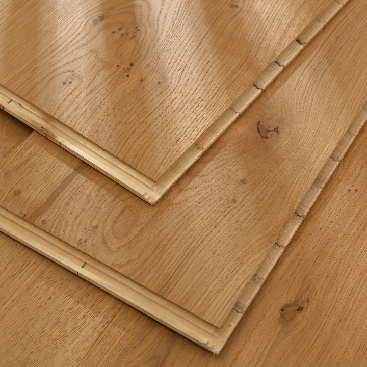 Metropolitan click 260 Rustic oak brushed and matt lacquered