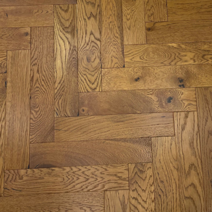 Schoolhouse petit 10mm Golden Wheat Herringbone