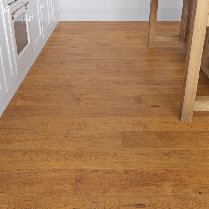 Source 20mm Oak Golden Brushed UV Lacquered 