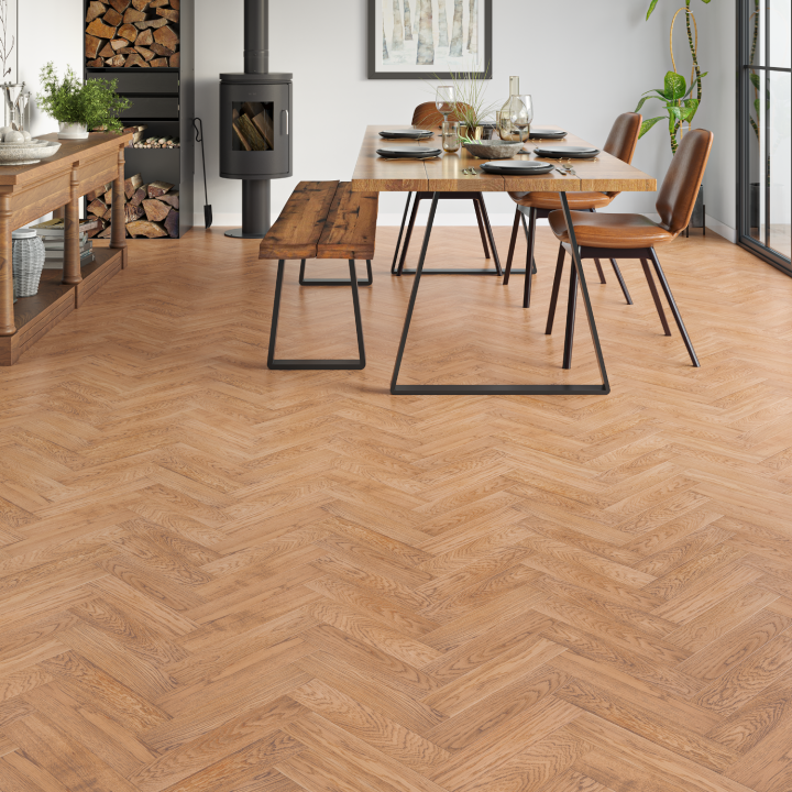Source 20mm Oak Natural UV Oiled Herringbone