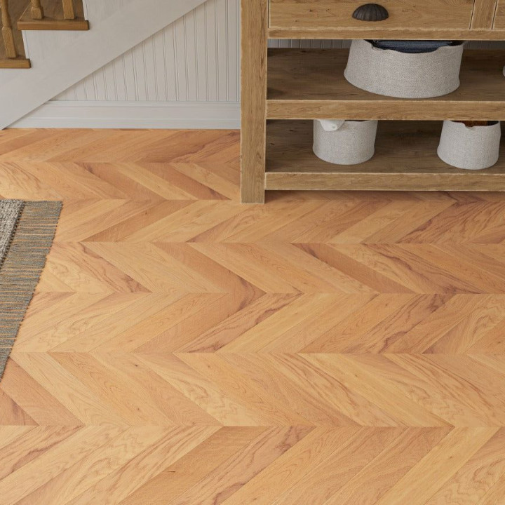 Source Chevron Brushed and UV oiled oak