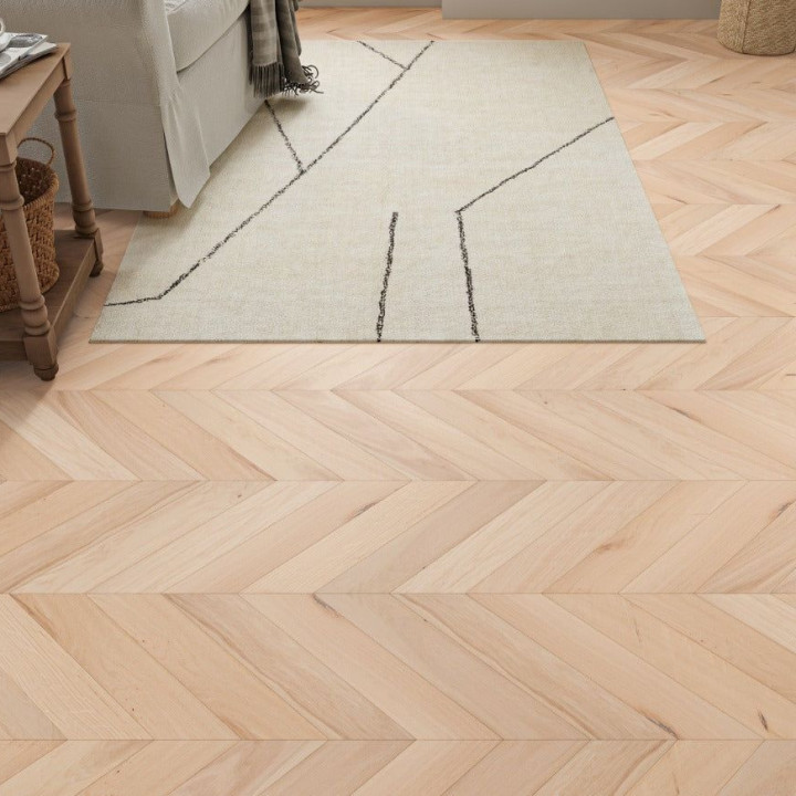 Source Chevron unfinished oak
