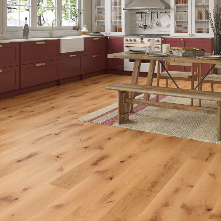 Source click 190 oak brushed and UV oiled