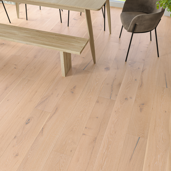 Source click 190 oak White Smoked Brushed and UV oiled