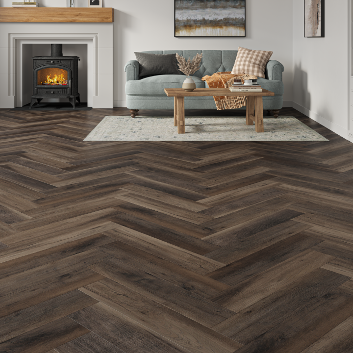 Source LVT Herringbone Langham Oak
