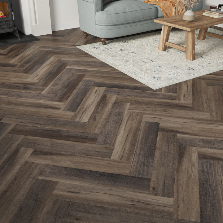 Source LVT Herringbone Langham Oak