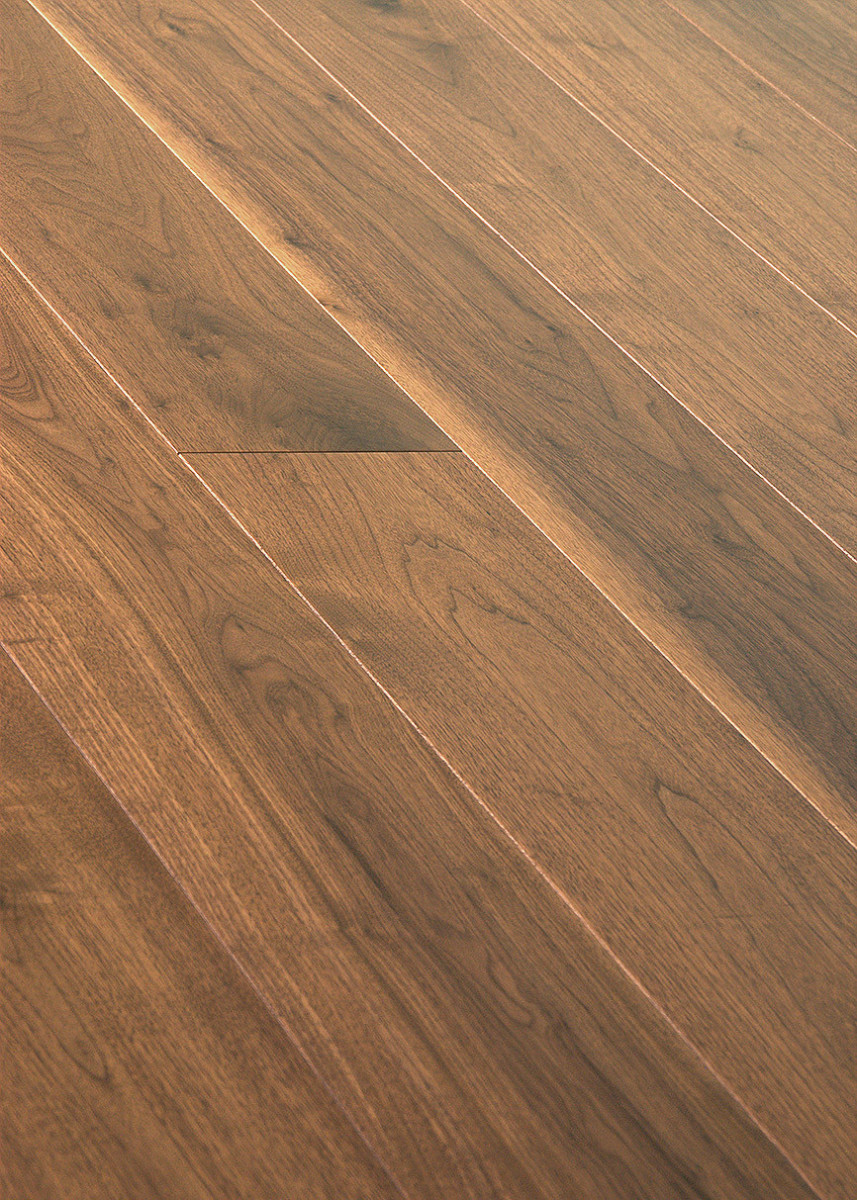 Brooks Floor Blenheim Multi Ply Walnut Lacquered Character