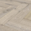 Metropolitan Herringbone Bandsawn Antique Smoked and white washed