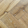 Metropolitan Herringbone Bandsawn Antique Taupe Brushed and Lacquered