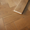 NEW Developer Solid Oak Herringbone Smoked Brushed UV Oiled