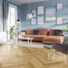 Schoolhouse Click Herringbone Brushed and Matt lacquered Natural Oak 