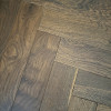 Schoolhouse Dark Brown Brushed & UV Oiled Herringbone