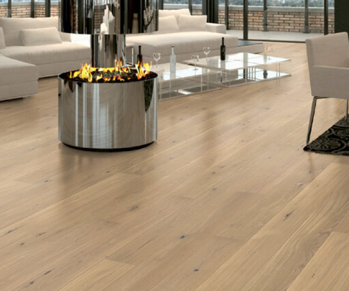 Brooks Floor -Timbertop Engineered Oak SNOW Lightly Brushed Matt Oiled TT1002