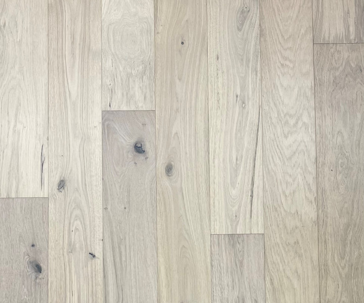 Burano 190 Oak Smoked Brushed & White Matt Lacquered