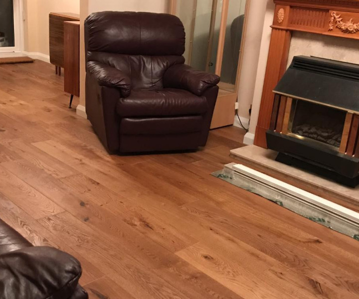 Burano Oak 192 Smoked Brushed and UV Oiled