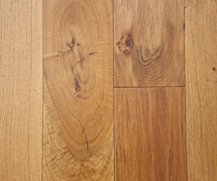 Campania 150 Brushed and Matt lacquered Oak Random Length
