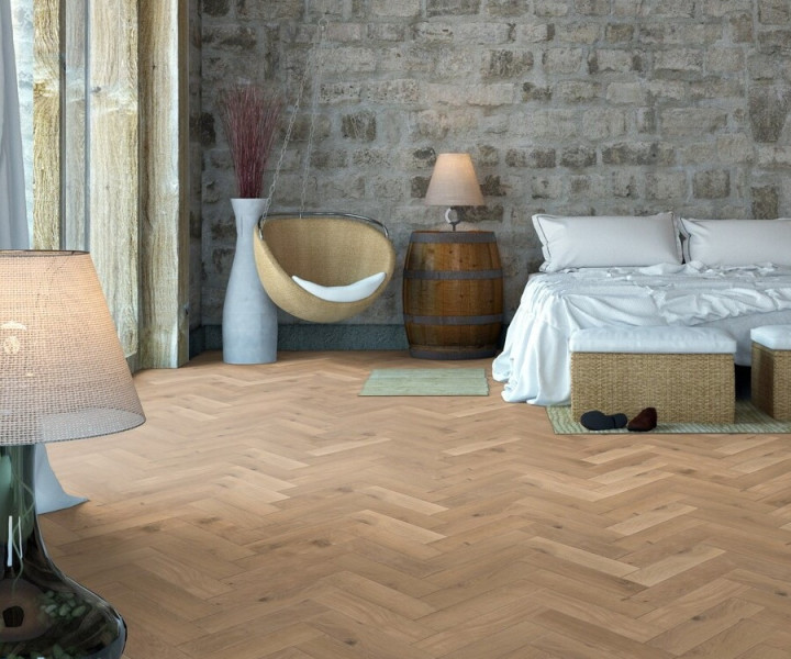 Campania Herringbone Brushed and UV Oiled