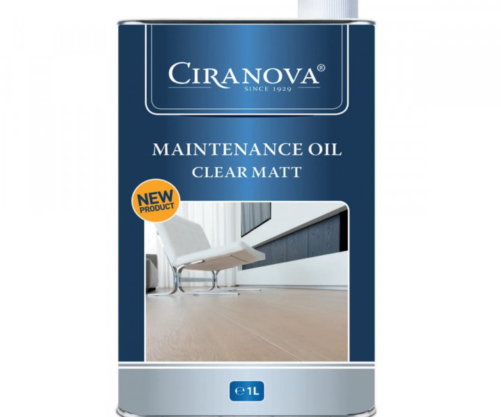 Ciranova Maintenance Oil - Clear Matt (1 litre)