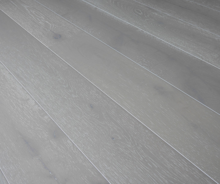 Developer Oak 190 Harbour Grey Brushed and Matt lacquered