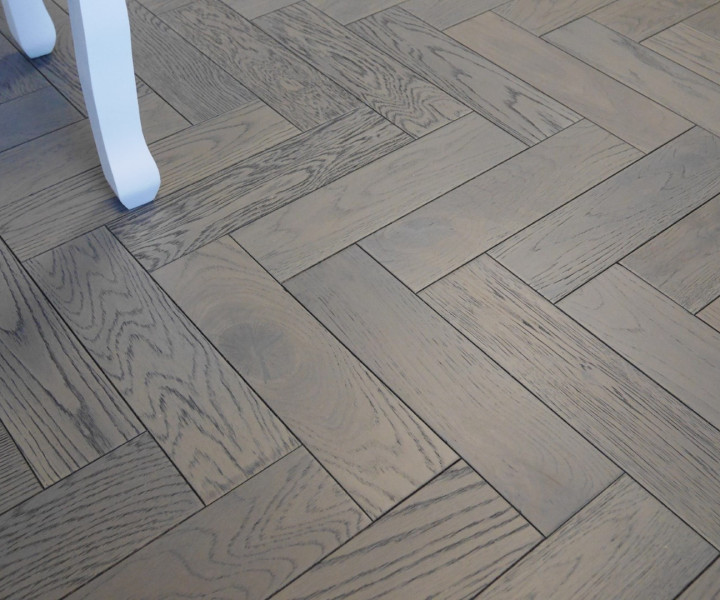 Developer Oak Herringbone Graphite 