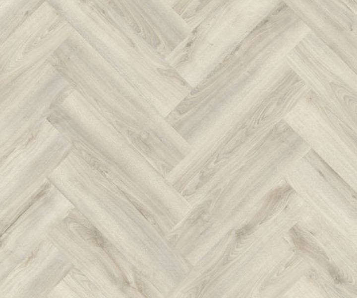 Elka Kentucky Oak Beige Rigid Click Vinyl Herringbone
