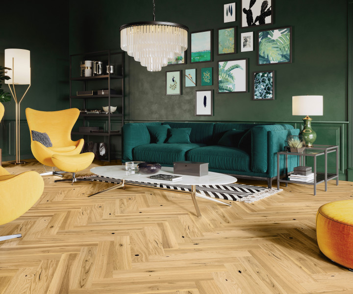 Schoolhouse Click Herringbone invisible oiled