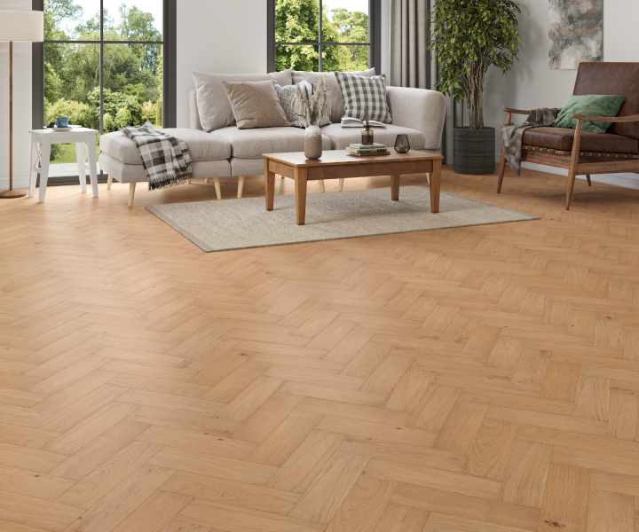 Source 14mm Oak Brushed and Invisible oiled Herringbone