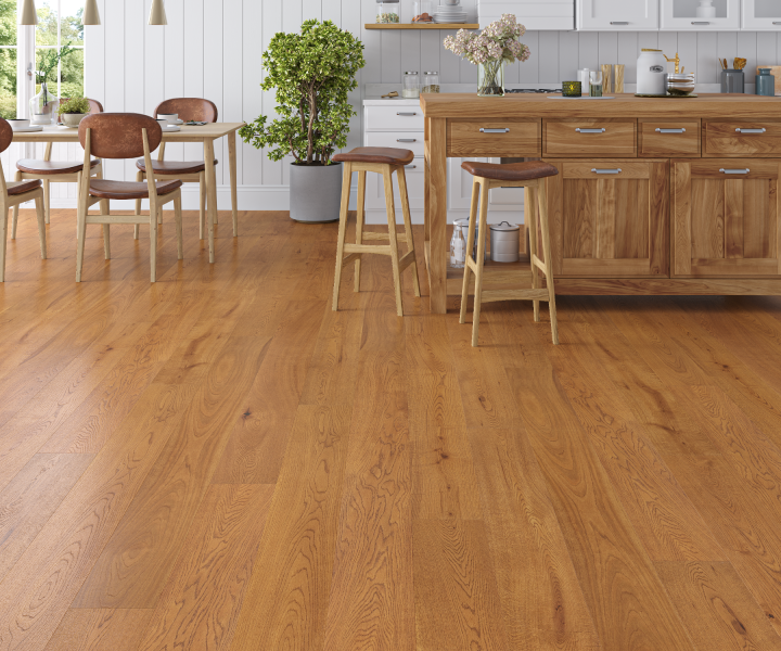 Source 20mm Oak Golden Brushed UV Lacquered 