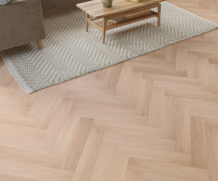 Source LVT Herringbone Brancaster Oak