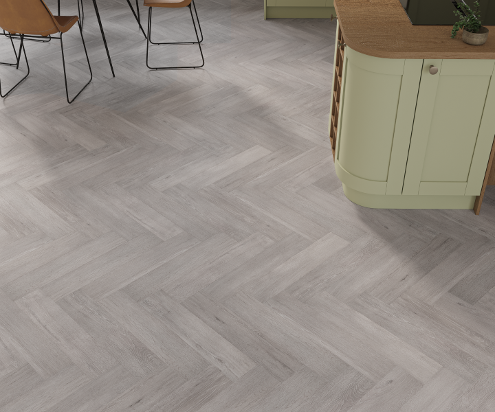 Source LVT Herringbone Weyborne Grey