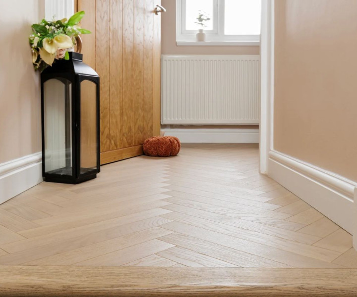 V4 Tundra TH109 Seashell Oak Herringbone