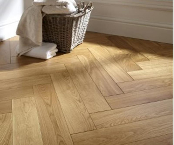 Furlong Herringbone Natural Oak Brushed & UV Oiled