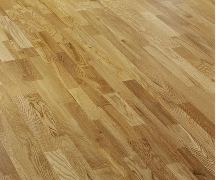 Riviera Oak Lacquered 3 Strip Flooring