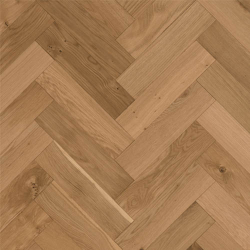 Furlong Herringbone Natural Oak Brushed & UV Oiled